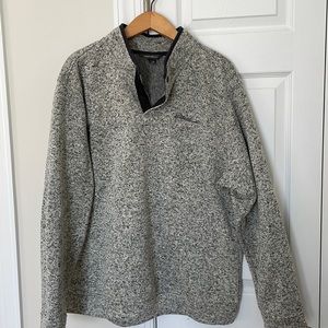 Mens Grey Eddie Bauer Pullover-XL